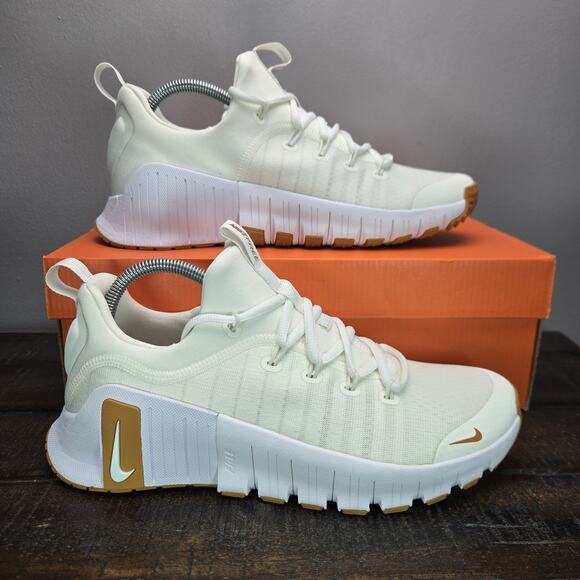 NEW Nike Free Metcon 6 Womens Size 10 Training Shoes Monarch White FJ7126-103 - Picture 1 of 12